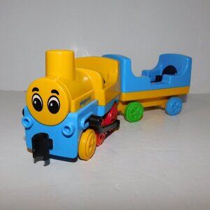 Playmobil 123 Yellow Blue Train Toy